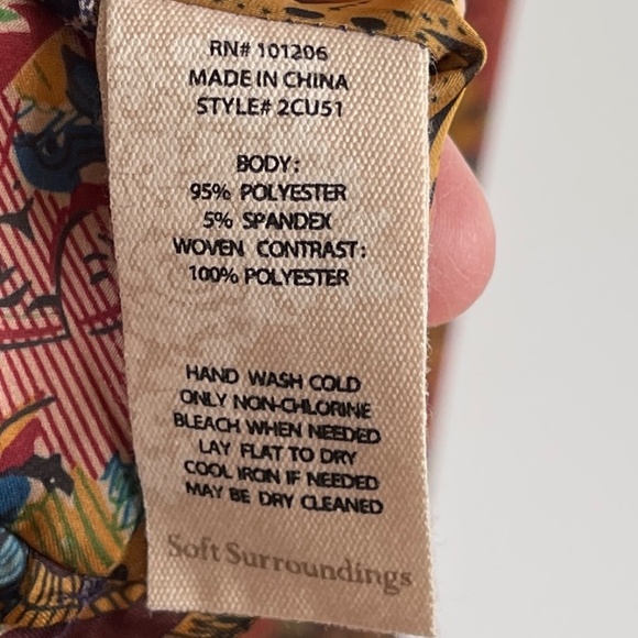 Soft Surroundings Izmir Topper Cardigan Open Front Cascade Waterfall Size M - Picture 7 of 7